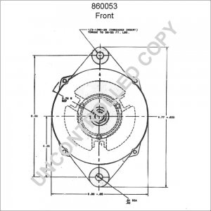 860053 | PRESTOLITE LEECE NEVILLE | ALTERNATOR 24V 75A 8LHA 860053 860053