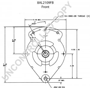 8AL2109FB | PRESTOLITE LEECE NEVILLE | ALTERNATOR 8AL2109FB 