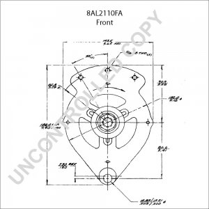 8AL2110FA | PRESTOLITE LEECE NEVILLE | ALTERNATOR 8AL2110FA 