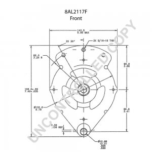 8AL2117F | PRESTOLITE LEECE NEVILLE | ALTERNATOR 8AL2117F 