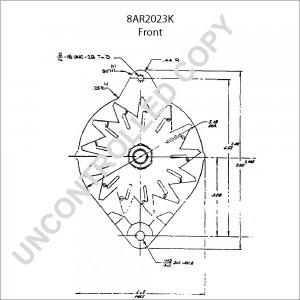 8AR2023K | PRESTOLITE LEECE NEVILLE | ALTERNATOR 8AR2023K 