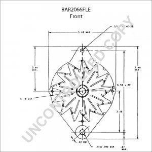 8AR2066FLE | PRESTOLITE LEECE NEVILLE | ALTERNATOR 8AR2066FLE 