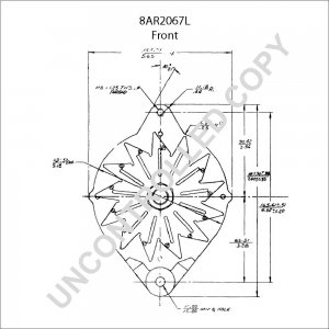 8AR2067L | PRESTOLITE LEECE NEVILLE | ALTERNATOR 8AR2067L 