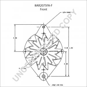 8AR2075FA-F | PRESTOLITE LEECE NEVILLE | ALTERNATOR 8AR2075FA-F 