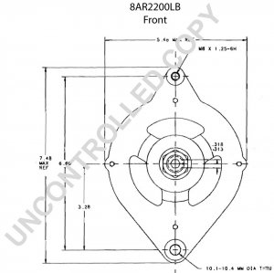 8AR2200LB | PRESTOLITE LEECE NEVILLE | ALTERNATOR 8AR2200LB 