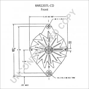 8AR2207L-CD | PRESTOLITE LEECE NEVILLE | ALTERNATOR 8AR2207L-CD 