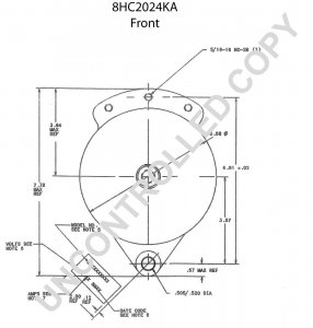 8HC2024KA | PRESTOLITE LEECE NEVILLE | ALTERNATOR 8HC2024KA 