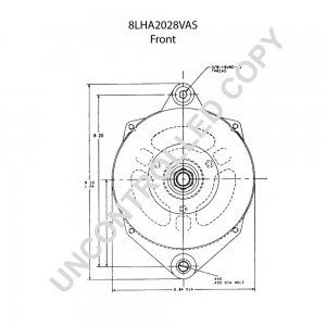 8LHA2028VAS | PRESTOLITE LEECE NEVILLE | ALTERNATOR 8LHA2028VAS 