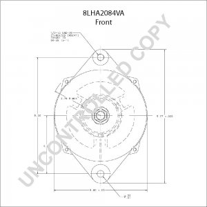 8LHA2084VA | PRESTOLITE LEECE NEVILLE | ALTERNATOR 8LHA2084VA 