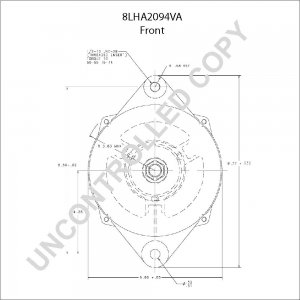 8LHA2094VA | PRESTOLITE LEECE NEVILLE | ALTERNATOR 8LHA2094VA 