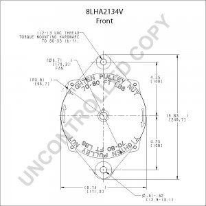 8LHA2134V | PRESTOLITE LEECE NEVILLE | ALTERNATOR 8LHA2134V 