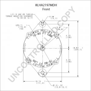 8LHA2197MDH | PRESTOLITE LEECE NEVILLE | ALTERNATOR 8LHA2197MDH 