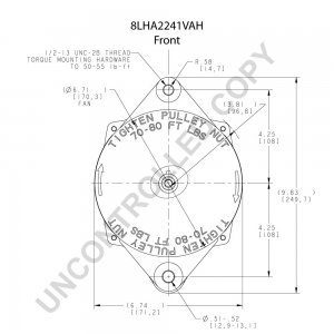 8LHA2241VAH | PRESTOLITE LEECE NEVILLE | ALTERNATOR 8LHA2241VAH 