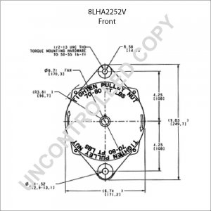 8LHA2252V | PRESTOLITE LEECE NEVILLE | ALTERNATOR 8LHA2252V 