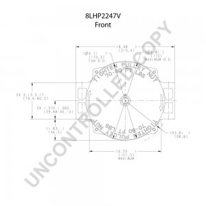 8LHP2247V | PRESTOLITE LEECE NEVILLE | ALTERNATOR 8LHP2247V 