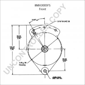 8MH3005FS | PRESTOLITE LEECE NEVILLE | ALTERNATOR 8MH3005FS 