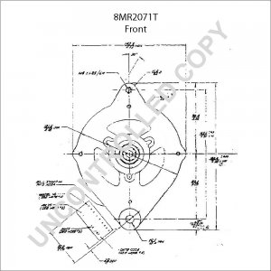 8MR2071T | PRESTOLITE LEECE NEVILLE | ALTERNATOR 8MR2071T 