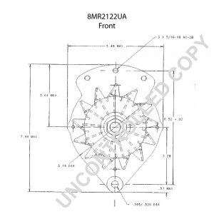 8MR2122UA | PRESTOLITE LEECE NEVILLE | ALTERNATOR 8MR2122UA 