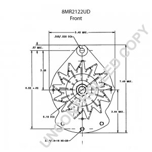 8MR2122UD | PRESTOLITE LEECE NEVILLE | ALTERNATOR 8MR2122UD 