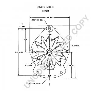 8MR2124LB | PRESTOLITE LEECE NEVILLE | ALTERNATOR 8MR2124LB 