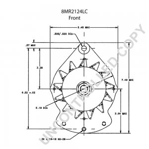 8MR2124LC | PRESTOLITE LEECE NEVILLE | ALTERNATOR 8MR2124LC 