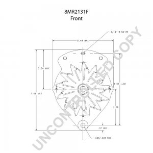 8MR2131F | PRESTOLITE LEECE NEVILLE | ALTERNATOR 8MR2131F 