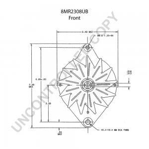 8MR2308UB | PRESTOLITE LEECE NEVILLE | ALTERNATOR 8MR2308UB 