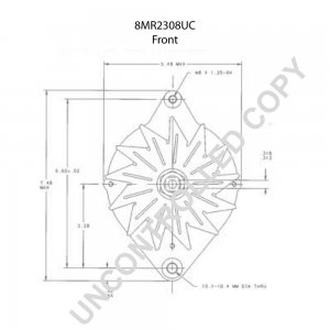 8MR2308UC | PRESTOLITE LEECE NEVILLE | ALTERNATOR 8MR2308UC 