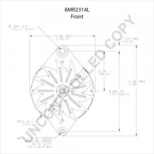 8MR2314L | PRESTOLITE LEECE NEVILLE | ALTERNATOR 8MR2314L 