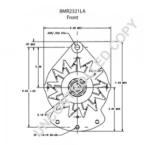 8MR2321LA | PRESTOLITE LEECE NEVILLE | ALTERNATOR 8MR2321LA 