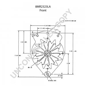 8MR2323LA | PRESTOLITE LEECE NEVILLE | ALTERNATOR 8MR2323LA 