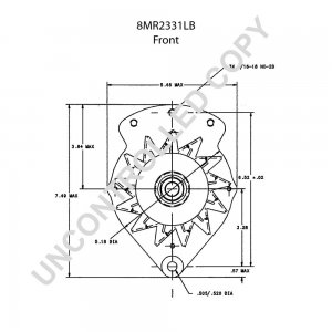 8MR2331LB | PRESTOLITE LEECE NEVILLE | ALTERNATOR 8MR2331LB 