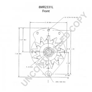 8MR2331L | PRESTOLITE LEECE NEVILLE | ALTERNATOR 8MR2331L 