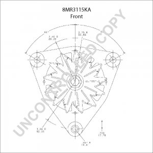 8MR3115KA | PRESTOLITE LEECE NEVILLE | ALTERNATOR 8MR3115KA 