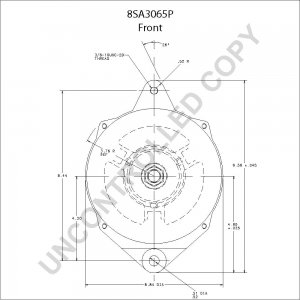 8SA3065P | PRESTOLITE LEECE NEVILLE | ALTERNATOR 8SA3065P 