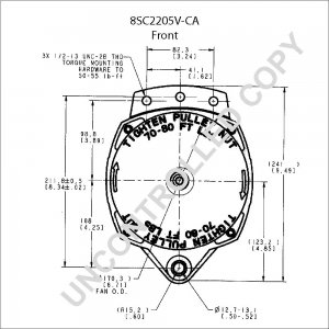 8SC2205V-CA | PRESTOLITE LEECE NEVILLE | ALTERNATOR 8SC2205V-CA 