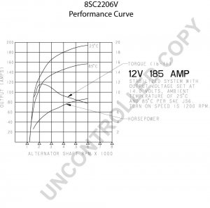 8SC2206V | PRESTOLITE LEECE NEVILLE | ALTERNATOR 8SC2206V 