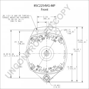 8SC2254VG-MP | PRESTOLITE LEECE NEVILLE | ALTERNATOR 8SC2254VG-MP 