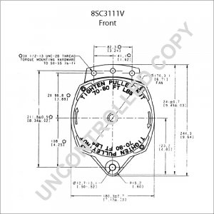 8SC3111V | PRESTOLITE LEECE NEVILLE | ALTERNATOR 8SC3111V 