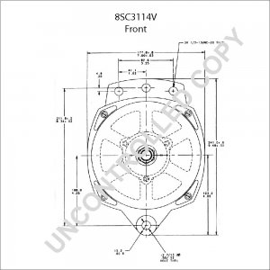 8SC3114V | PRESTOLITE LEECE NEVILLE | ALTERNATOR 8SC3114V 