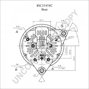 8SC3141VC | PRESTOLITE LEECE NEVILLE | ALTERNATOR 24V 150A PEBL 8SC3141VC 8SC3141VC