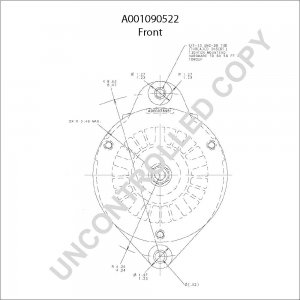 A001090522 | PRESTOLITE LEECE NEVILLE | ALTERNATOR A001090522 