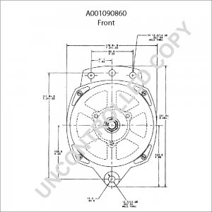 A001090860 | PRESTOLITE LEECE NEVILLE | ALTERNATOR A001090860 