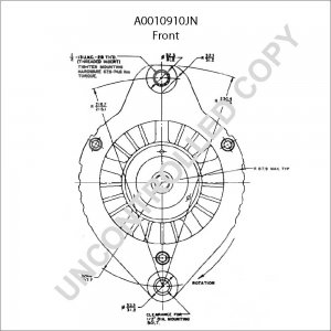 A0010910JN | PRESTOLITE LEECE NEVILLE | ALTERNATOR A0010910JN 