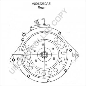 A0012260AE | PRESTOLITE LEECE NEVILLE | ALTERNATOR A0012260AE 