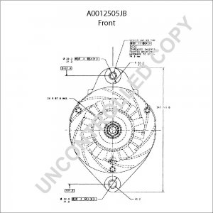 A0012505JB | PRESTOLITE LEECE NEVILLE | ALTERNATOR A0012505JB 