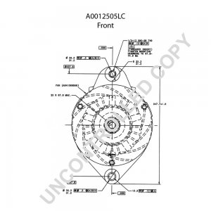 A0012505LC | PRESTOLITE LEECE NEVILLE | ALTERNATOR A0012505LC 