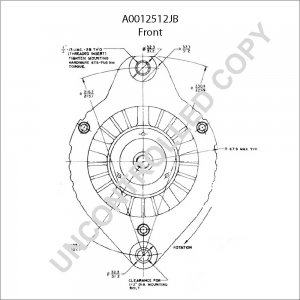 A0012512JB | PRESTOLITE LEECE NEVILLE | ALTERNATOR A0012512JB 