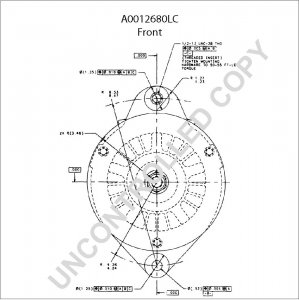 A0012680LC | PRESTOLITE LEECE NEVILLE | ALTERNATOR A0012680LC 