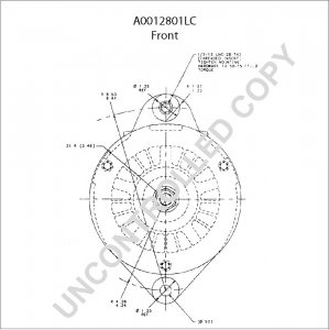 A0012801LC | PRESTOLITE LEECE NEVILLE | ALTERNATOR A0012801LC 